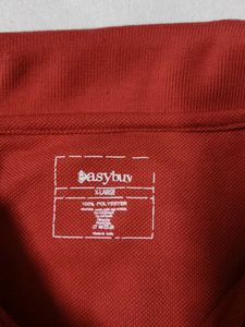 Easybuy Men Classic Collar Red Tshirt