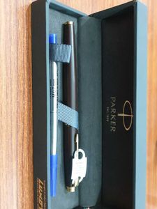 Parker Aster Matte Red Gold Trim Bal Pen