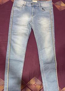 Light Blue Straight Fit Jeans