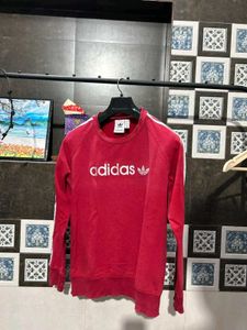 Adidas Red Pullover Sweater