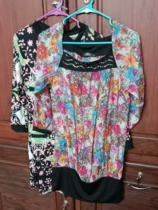 Combo Patterned Top