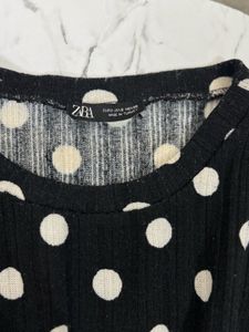 Zara Polka Dot Top