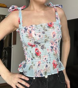 S Floral Top