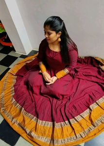 Excellent Silk Cotton Gown