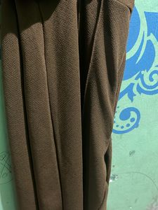 women kotty brown straight pant