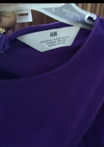 Dark Purple Frock