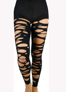 Ripped Black Leggings