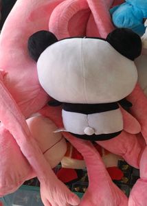 Tie and dye Panda Plush Toy