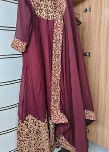 Maroon Gown