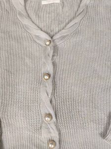 Korea Imported Pintresty Cute Knit Cardigan