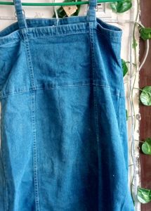 Denim Button-Down Dress