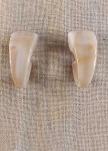 Cute Cream Color Earrings