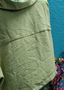 Sage Green Crop Top