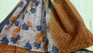 Crepe Silk(on Georgette) Saree
