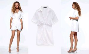All Offer Acceptable 🎉Zara White Mini Dress