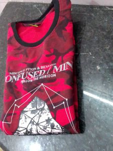 Red Camouflage Tshirt