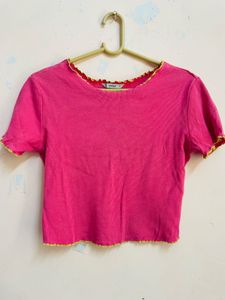 ONLY pink Crop Top