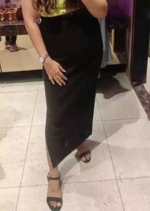 BLACK FORMAL PENCIL SKIRT