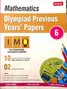 Master IMO with MTG's Solved Papers (Class 6)
