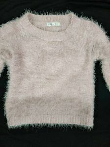 Fuzzy Pink Sweater