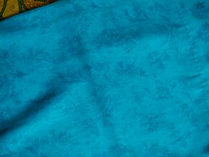 Turquoise Printed Saree