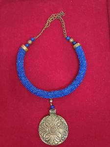 Vintage Boho Beaded Choker Necklace