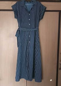 PRICE DROP-Striped Shirt Dress👗