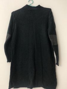 Black&amp; Grey  Woolen Tunic dress(Warm) Winter Wear For M-L Size