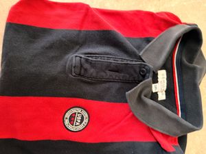 USPA Striped Polo Shirt