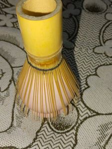 Bamboo Whisk And Ceramic Holder