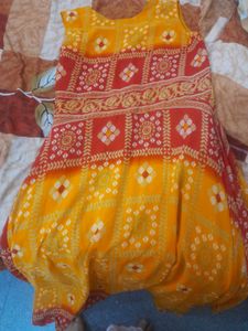 Vintage Indian Print Dress