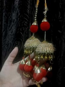 Traditional Red Punjabi Kaleere