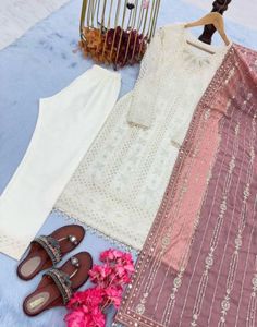 Elegant Embroidered Kurta Set