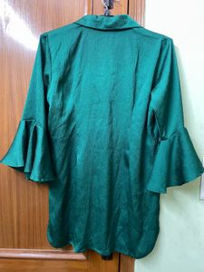 Satin Kurti Top