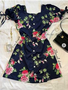 Floral Print Mini Dress