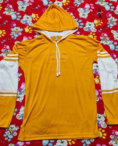 Full Sleeve (White Striped) Hoodie For Men ✨