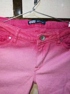 Pink Tye Dye Jeans For Kids