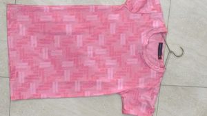 Pink Casual Tshirt TOMMY HILFIGER