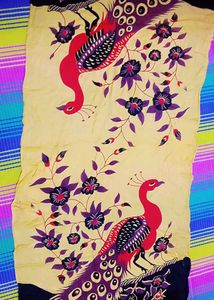 Peacock Print Stol