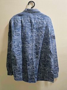 Blue Patterned Shirt