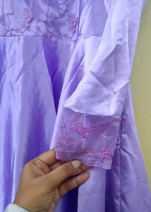 Elegant Lavender Ethnic Gown💜