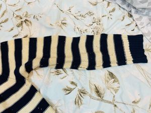Striped Knit Sweater