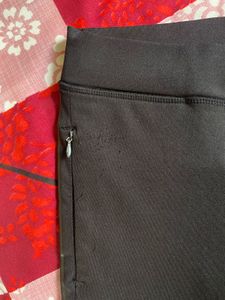 black Gray Leggings