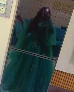 designer heavy ball gown (sky blue colour)