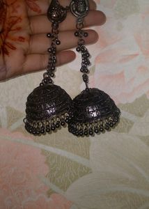 Oxidised Jhumkaa