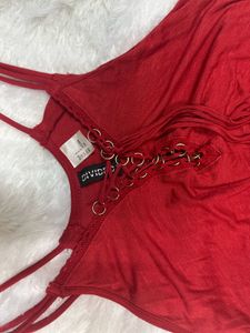 Red Strap Top💋