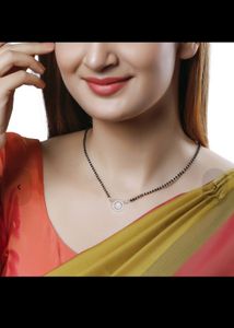 Silver Diamond Mangalsutra