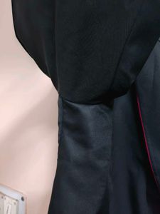 Solid Black Plus Size Formal Blazer