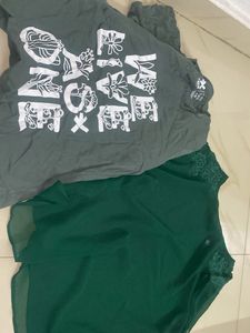combo  tshirt and top
