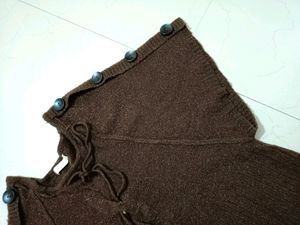 Shimmery Woolen Crepe Top